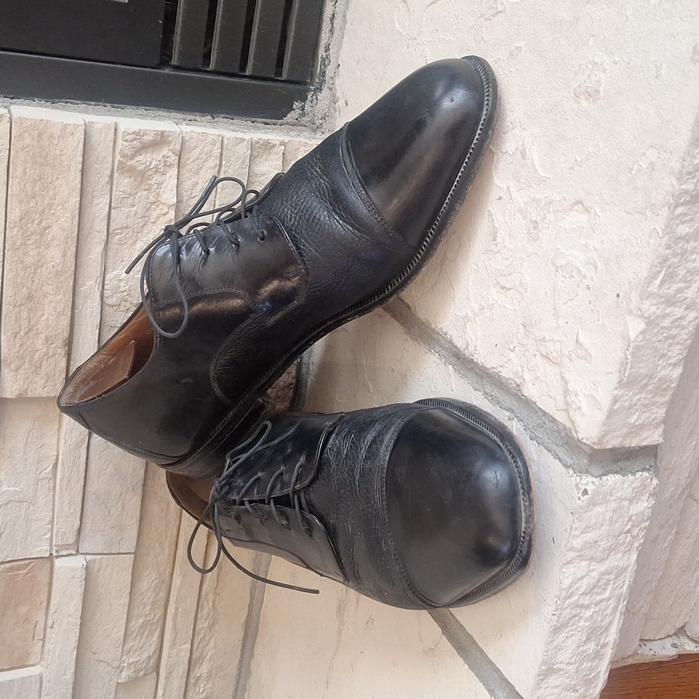 14 black dress shoes bostonian
